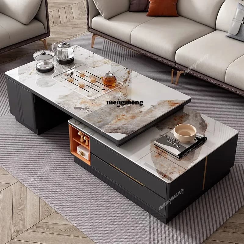 Extendable Modern Coffee Table Design Aesthetic Cute Nordic Luxury Coffee Table Salon Unique Muebles De Sala Home Furniture