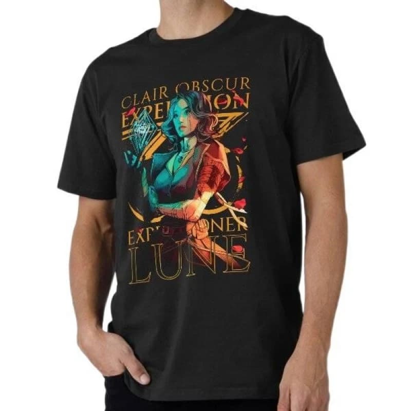 Lune Clair Obscur Expedition 33 Gift Clothes for gamer 100% cotton printed tee Short Sleeve Graphic T-Shirt All size tops S-6XL