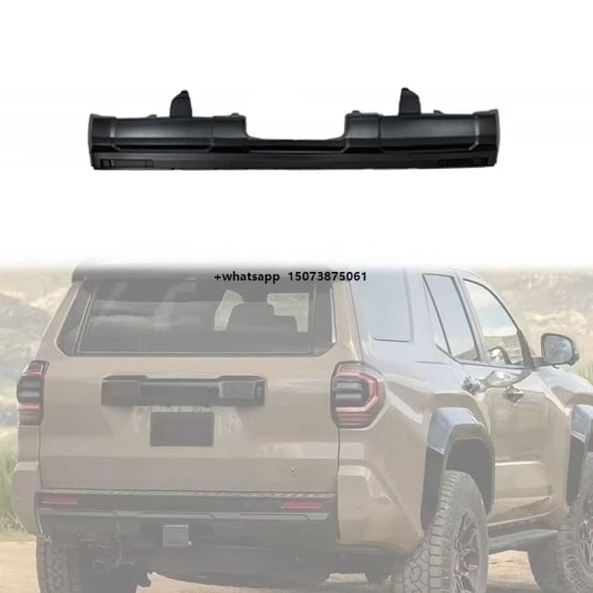 LUMA New High Quality Rear Replacement Plastic Bumper Valance Protection Cover for 2024  4runner Six Generations