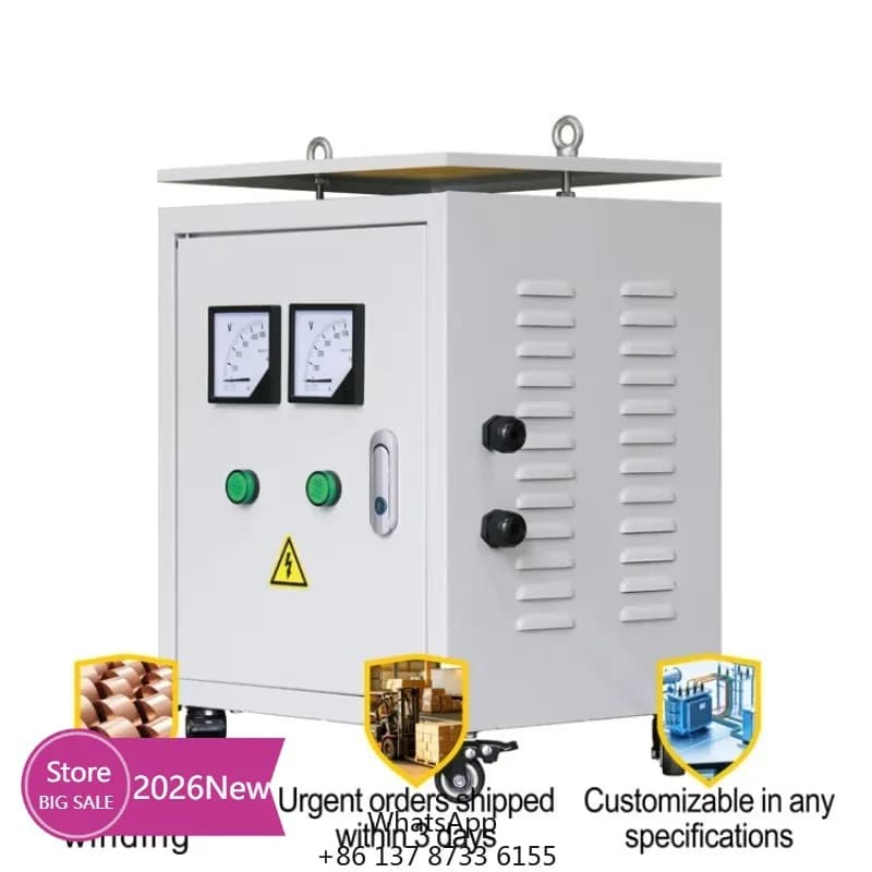 2026 New 20Kva Dry Type Three Phase 220v To 380v Step-up/Down Power Transformer 20kw