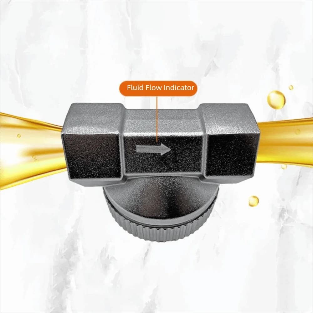 Digital Flow Meter IP67 Waterproof High Accuracy Turbine Flowmeter Internal Thread Calibration Function Fuel Flow Meter