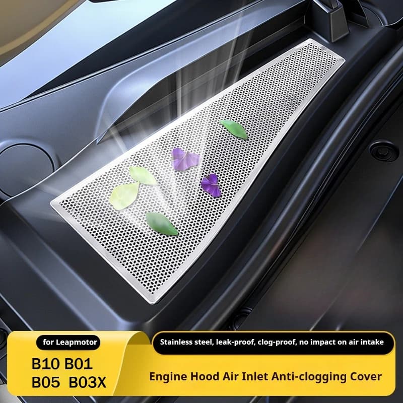 For Leapmotor B10 B01 B05 Lafa5 B03X A10 Car Engine Hood, Air Conditioning Inlet and Outlet Protective Cover Car Accessories
