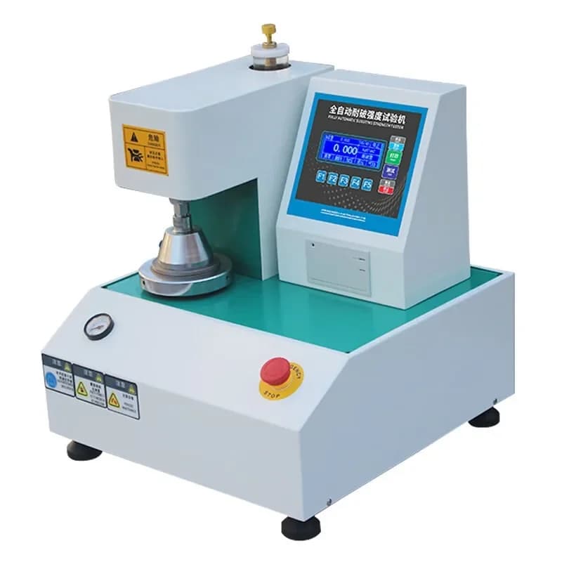 Automatic paper, bursting strength tester, carton cardboard blasting tester