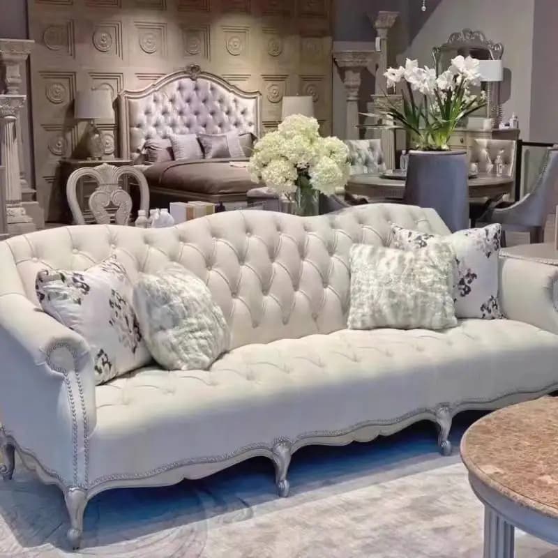 White Vintage Living Room Sofas Leather Modern Luxury Bean Bag Living Room Sofas Floor Sectional Divano Soggiorno Furniture Home