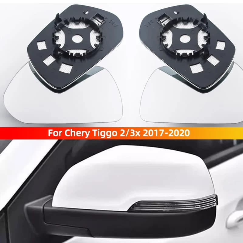 Car Rearview Mirror Lens Side Mirror Glass With Heated Car Accessories For Chery Tiggo 2/3x 2017-2020