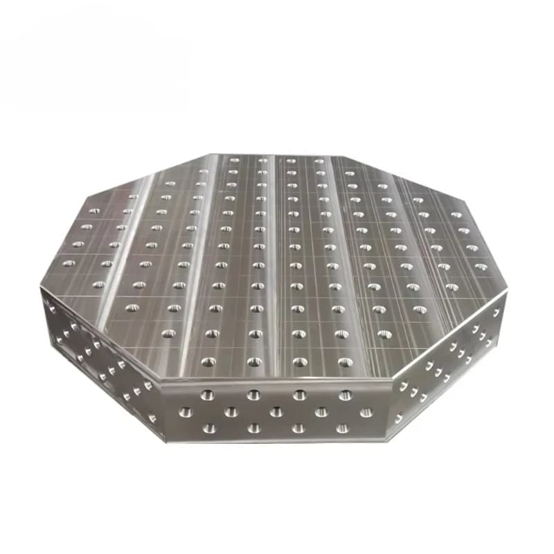 Porous 3D flexible Qingfeng cast iron welding platform disassembly modular workbench CNC machine tool precision fixture quality