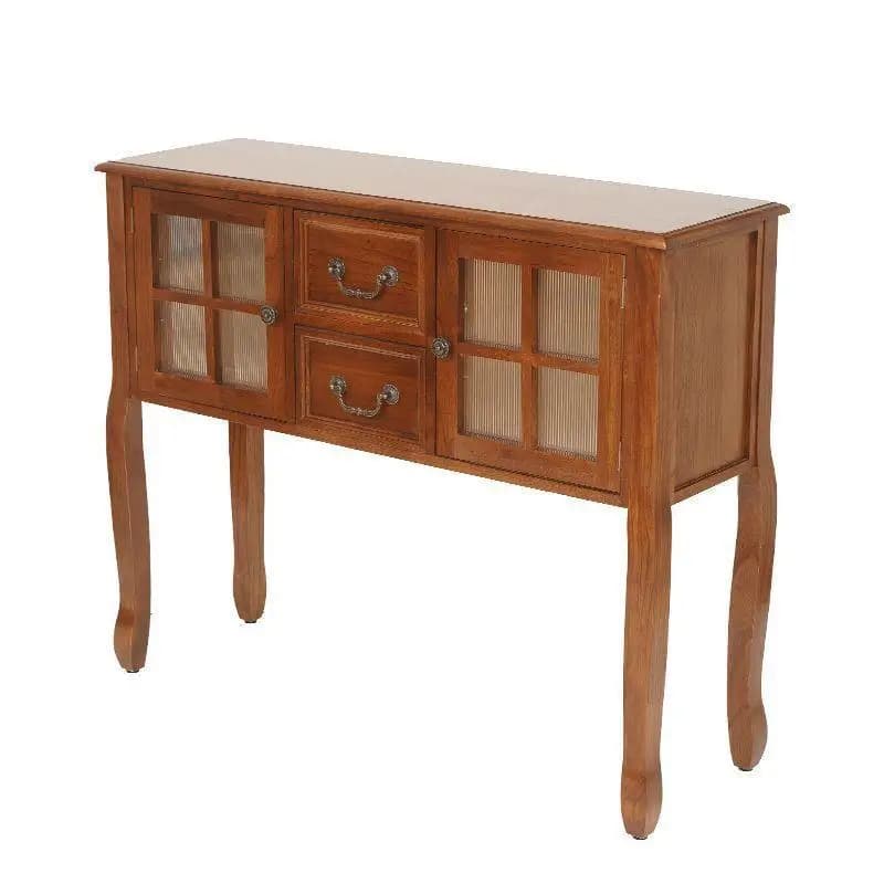 Solid wood porch cabinet storage kitchen side cabinet simple wall strip living room cabinet