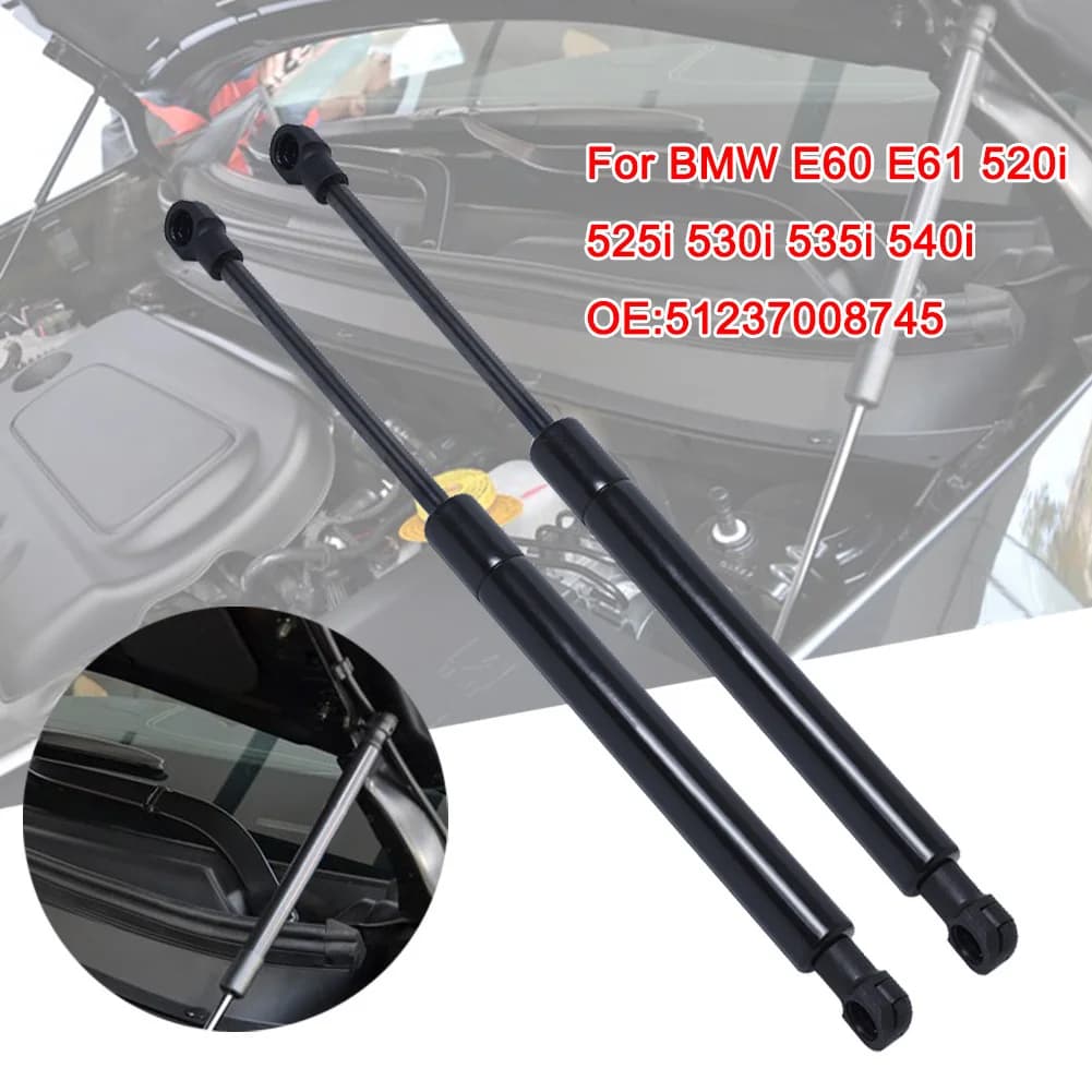 For BMW E60 E61 525i 528i Hood Cover Support Bar Gas Spring 51237008745