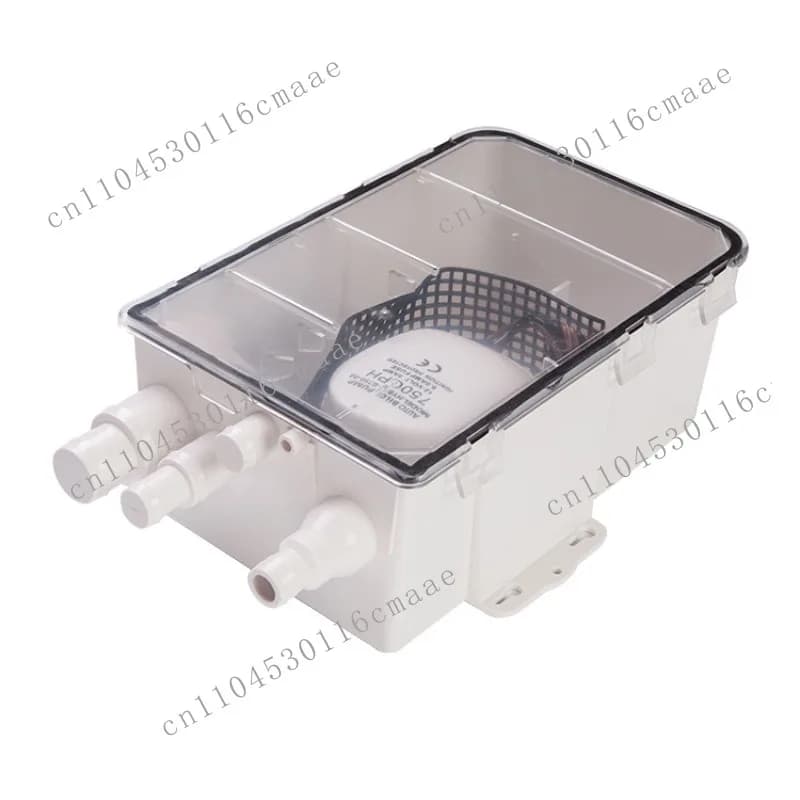 RV Yacht Outdoor 12/24V Automatic Submersible Pump 600GPH Automatic Outdoor Bathroom Pump Multi-caliber Sewage
