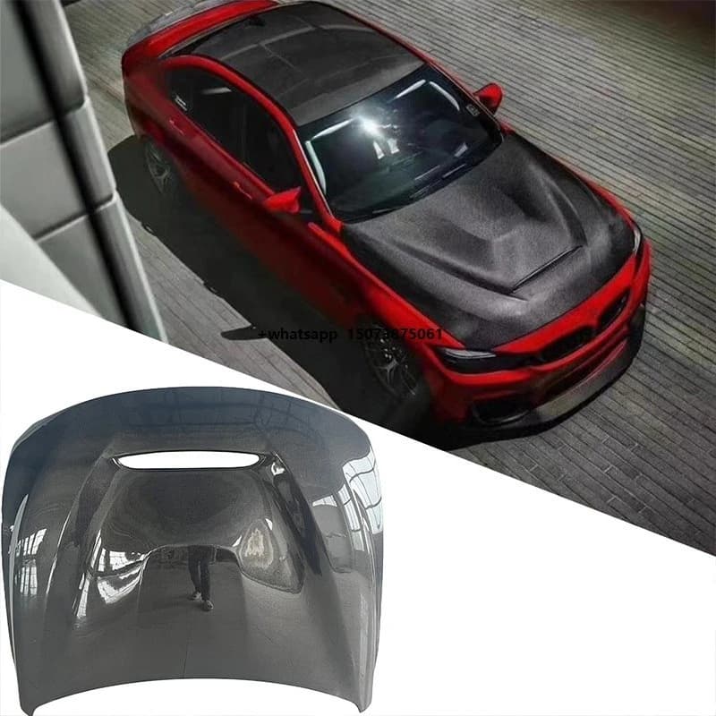 F30 F35 GTS Style High Quality Carbon Fiber Engine Hood Engine Bonnet for  3 Series F30 F35