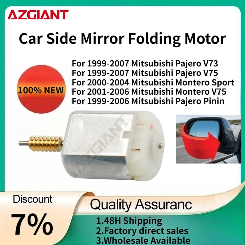 For Mitsubishi Pajero V73 1999-2007/V75/Montero Sport 2000-2004 AZGIANT Car Power Folding Unit Mirror Actuator Motor parts OEM