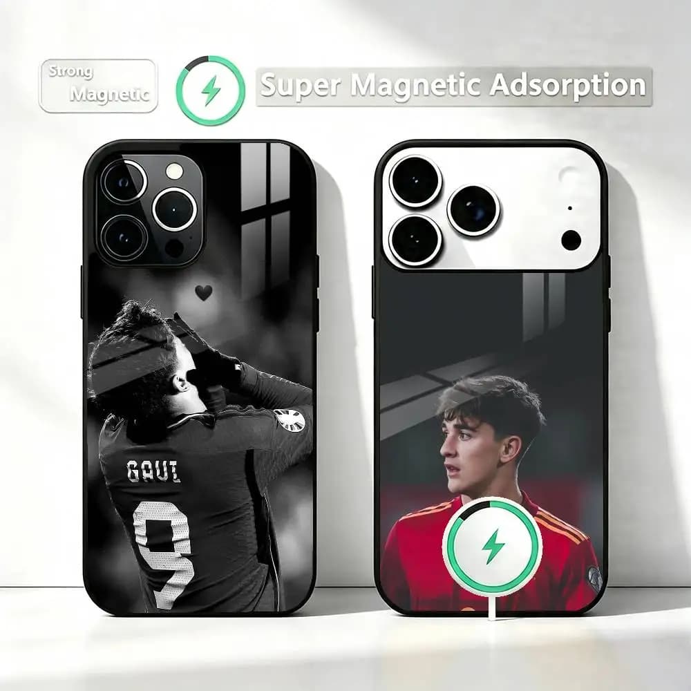 Football star Gavi  Phone Case For iPhone17,16,15,14,13,12,11 Plus,Pro Supports Magnetic Wireless Charging