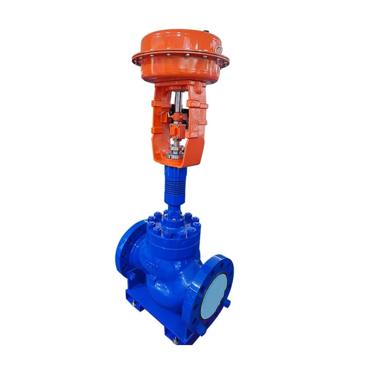 DN200 Class600 ANSI Cast Steel Pneumatic High Pressure Control Valve for Water OEM Customizable