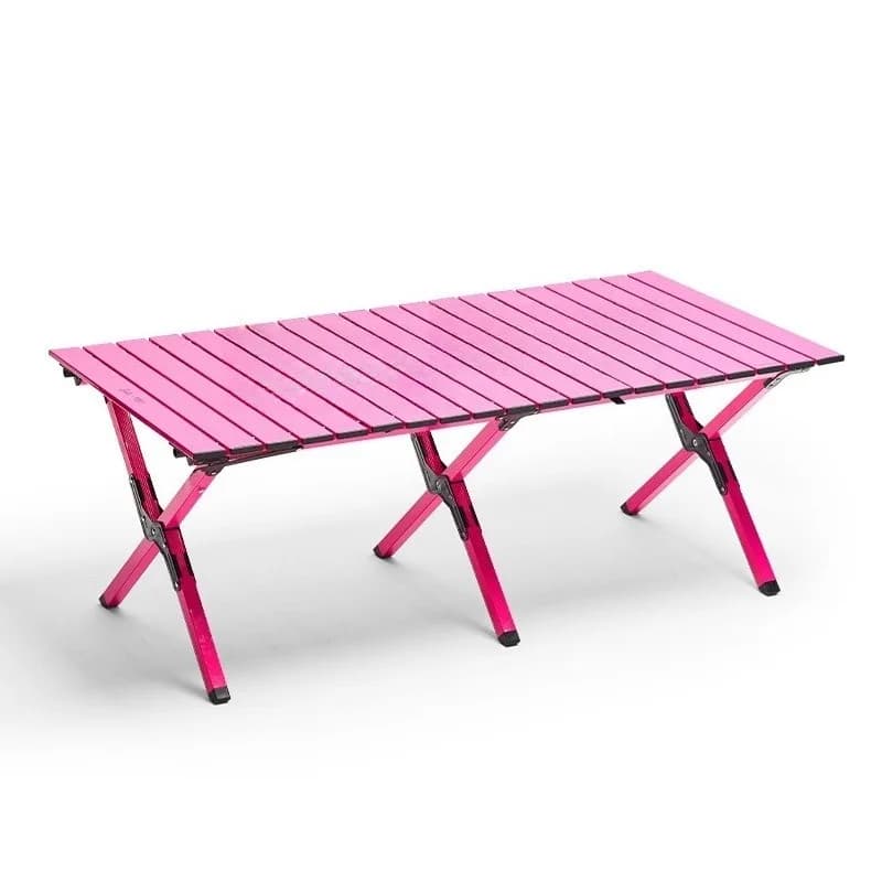 Aluminum alloy egg roll table outdoor folding table portable table picnic full set of equipment y