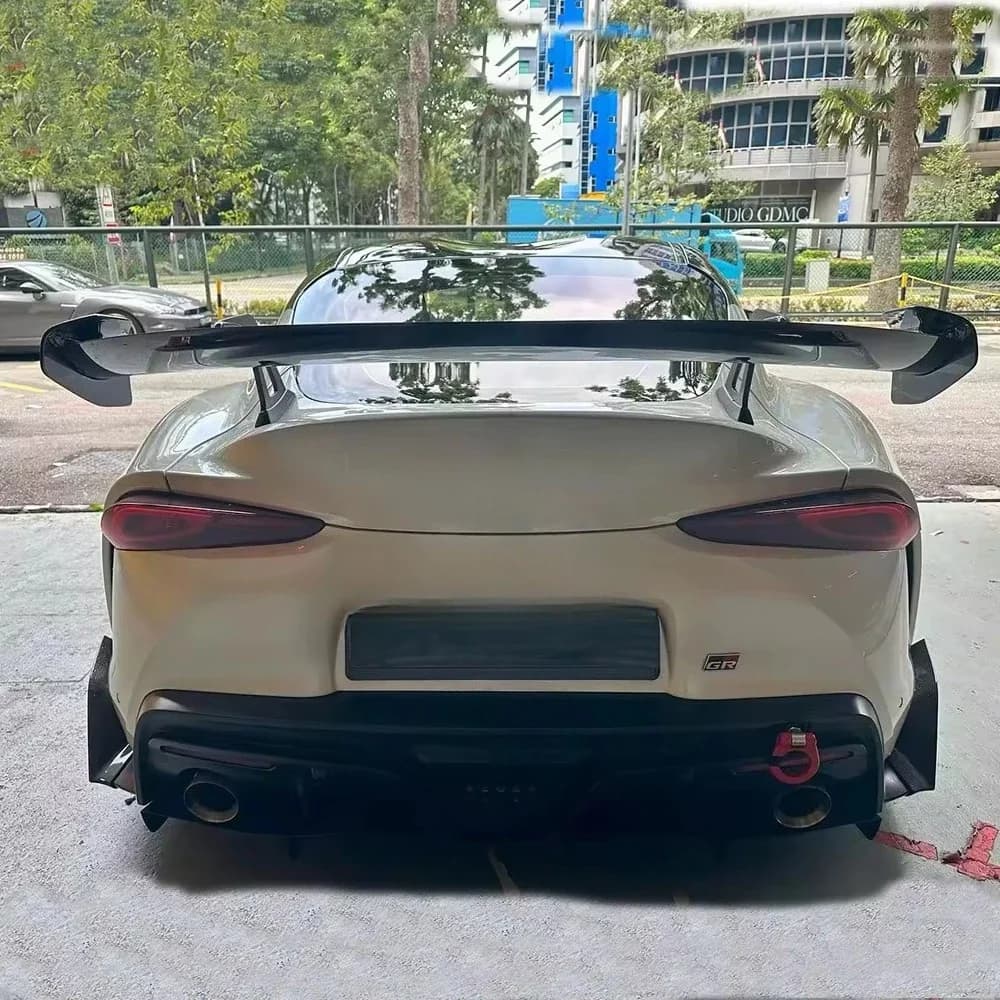 High Quality Dry Carbon Fiber A-D Style Rear Trunk Wing Fits for GR Supra A90 A91 MKV Rear  Wing