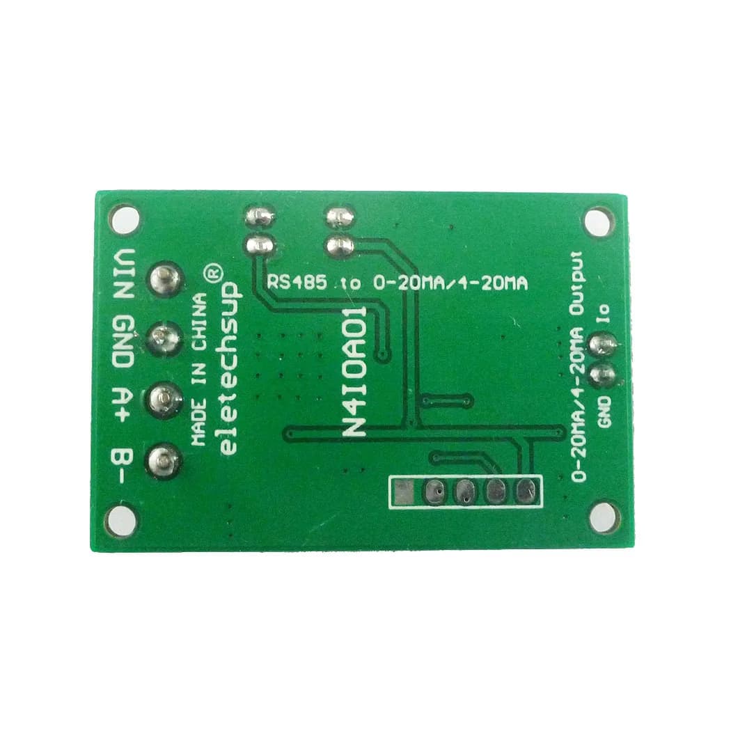 Current Signal Generator DC 12V RS485 to 4-20MA 0-20MA DAC Converter Module Modbus RTU for PLC Measuring Instruments Smart Home