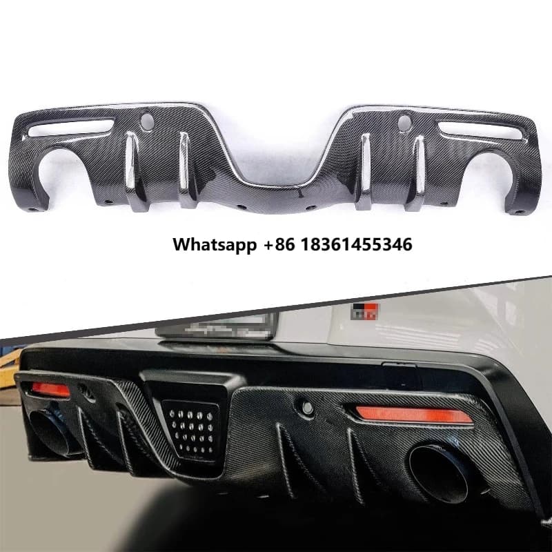 Supra A90 MKV MK5 Rear Diffuser 2019 Style Carbon Fiber Body Kits Bumper