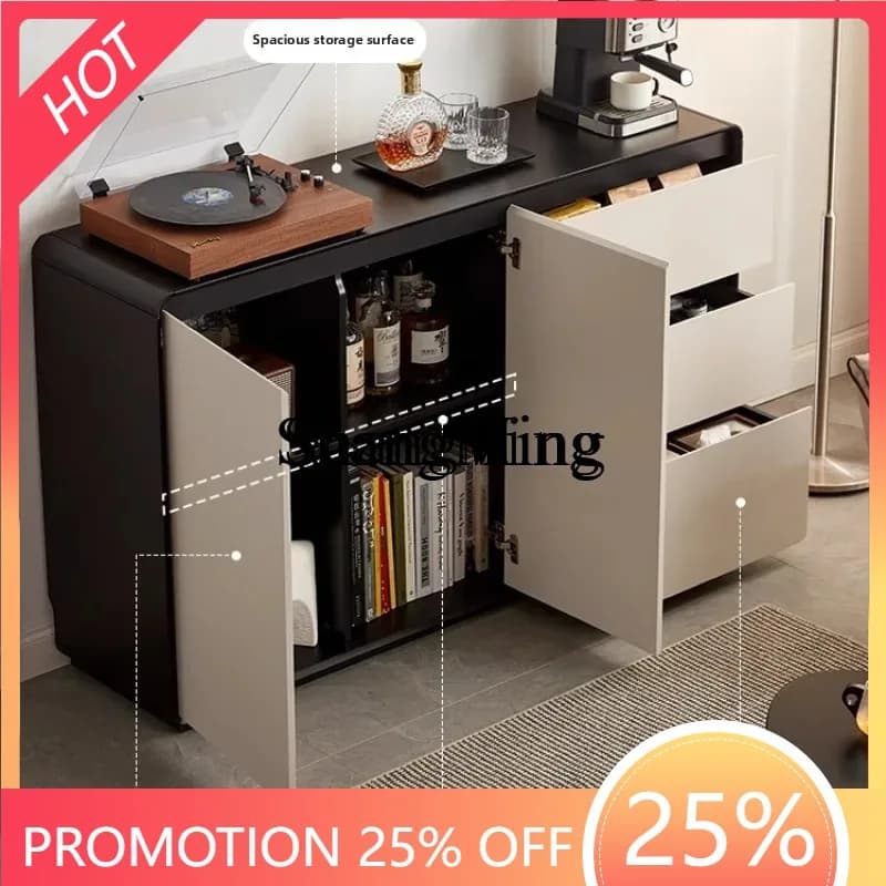 CL  side wall integrated storage locker tea living room kitchen household cabinet