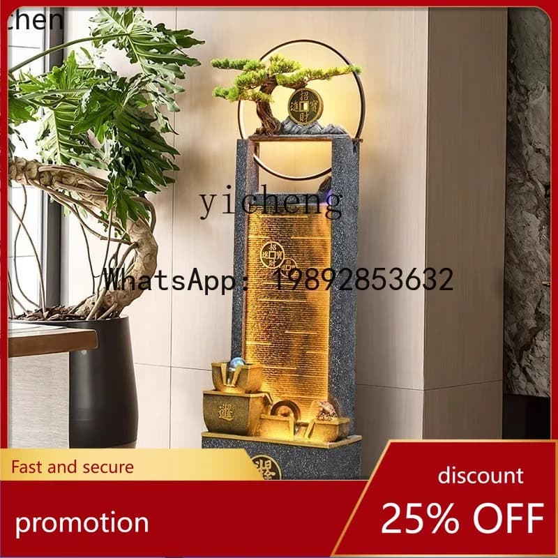 HT  Bafanglai flowing water ornament entrance floor decoration circulating water landscaping  curtain wall