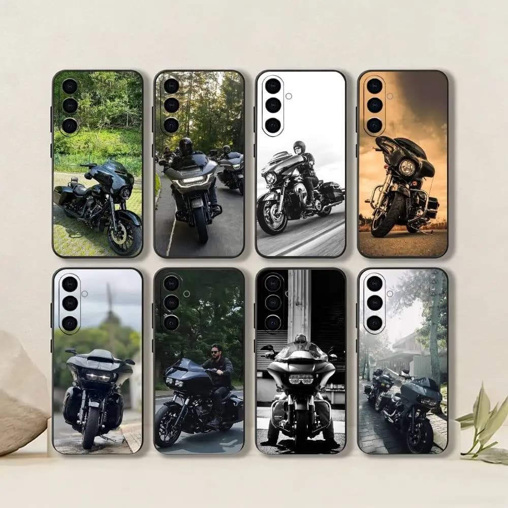 Street Glide   Phone Case For Samsung Galaxy A73,A72,A71,A70,A53,A52,A51,Others Soft Black Cover