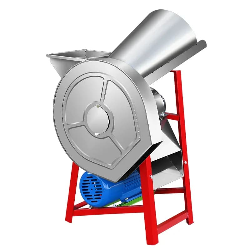 Electric Grass Shredder Breeding Hogweed Shredder Household Small Feed Guillotine Machine Stainless Steel Shredder