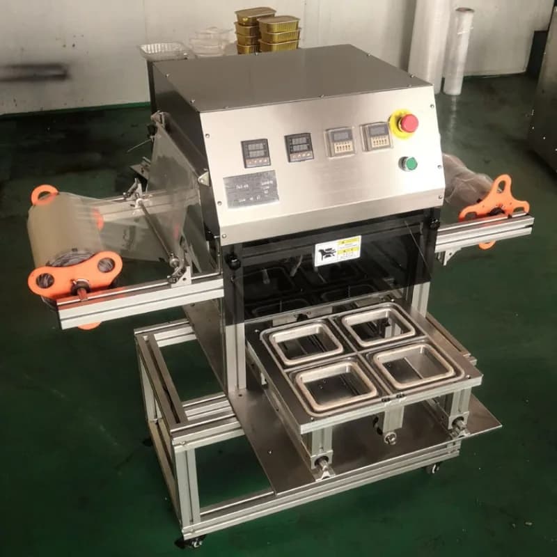 Automatic sealing machine for sauce box, plastic barrel plastic sealing machine, automatic cup sealing machine for juice yogurt