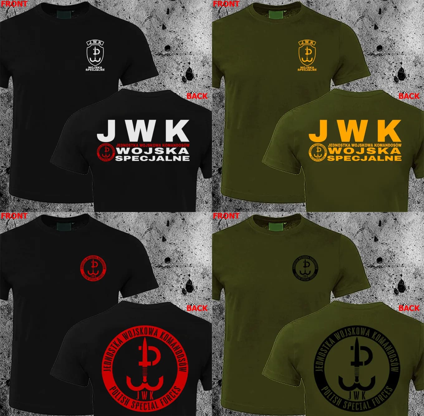 Poland Polish Special Forces JWK Jednostka Wojskowa Komandosów Grom T-Shirt