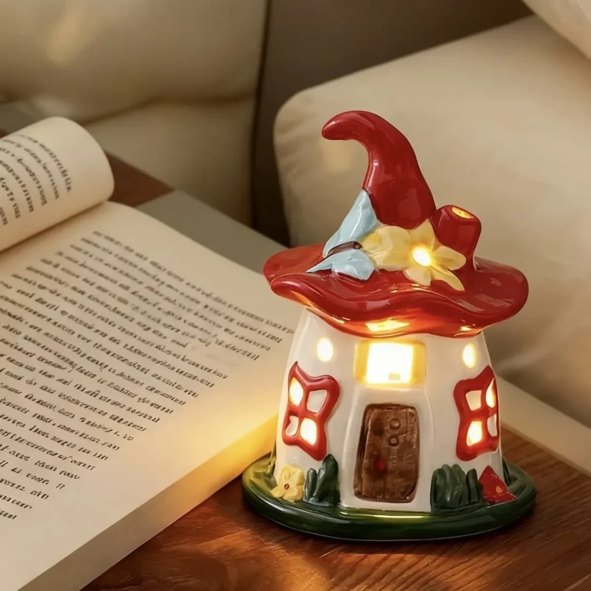 Creative Small Night Lamp Bedside Light Home Decoration Ceramic Cute Night Light Birthday Gift