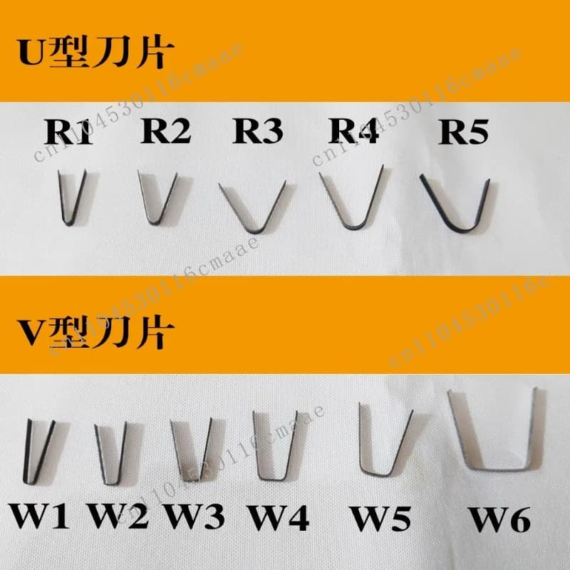 Tire rubber engraving machine accessories, cutter head heating blade V-shaped U-shaped rubber engraving