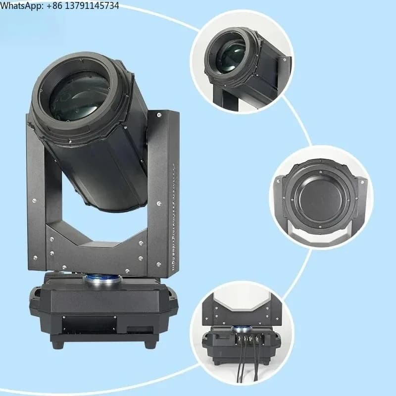 380W DMX Outdoor Waterproof Moving Head Light Sky Beam Searchlight Super Beam 380 with Sharp Focus for Events And Venues