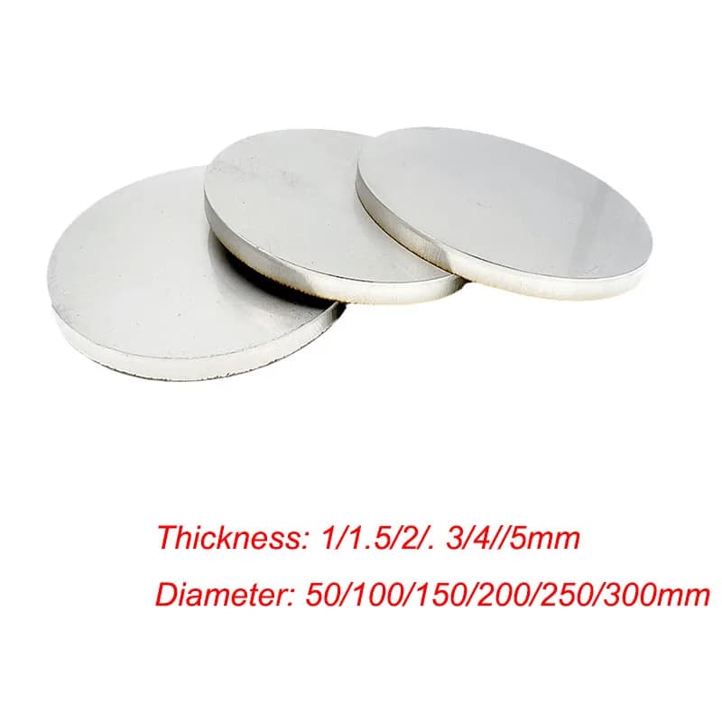 201 Sainless Steel Circular PlateThickness: 1~5mm 201 Circular Plate Diameter 50/100/150/200/250/300mm/350mm