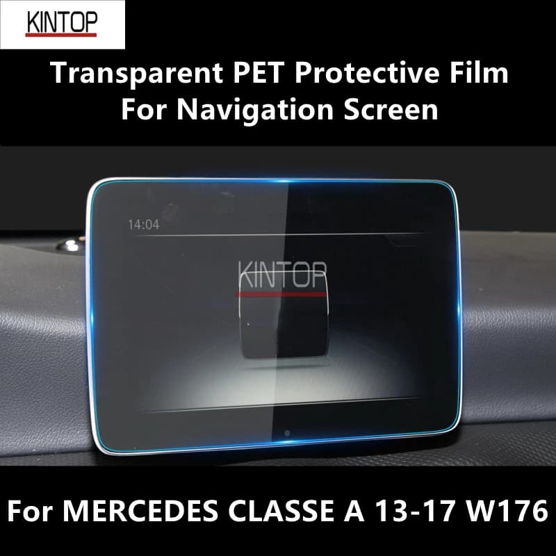 For MERCEDES CLASSE A 13-17 W176 Navigation Screen Transparent PET Protective Film Anti-scratch Accessories Refit