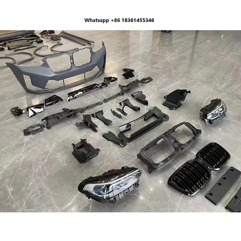 For  X3 G01 Body Kits Old to New X3M Car Bumper Front and Rear Bumper Tail Lights Grill High Quality