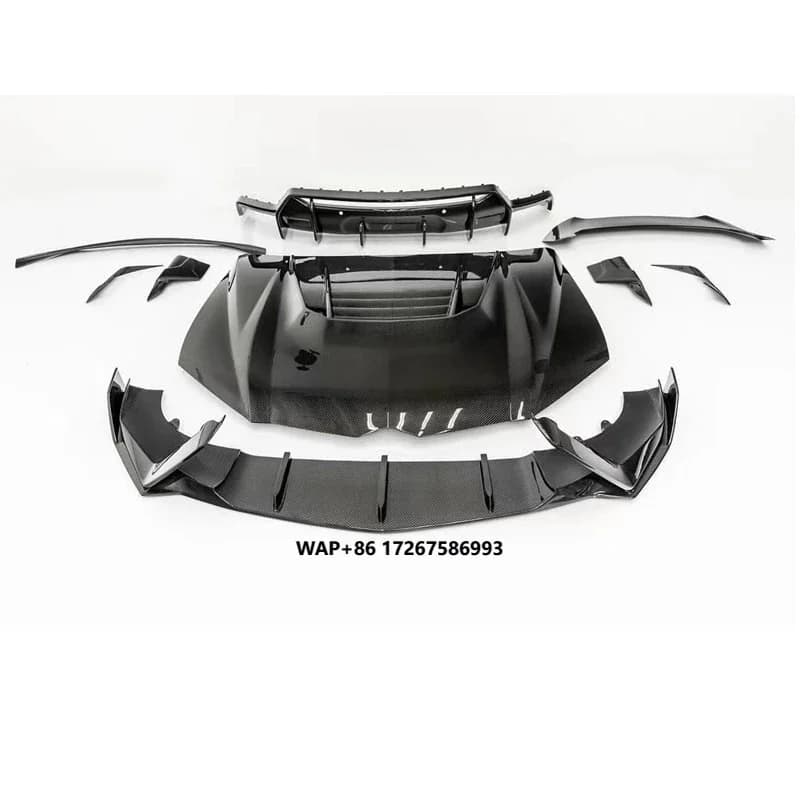 For  URUS Body Modification and Upgrade for  Style Dry Carbon Fiber Front Lip Rear Lip Skirt and Tail Wing