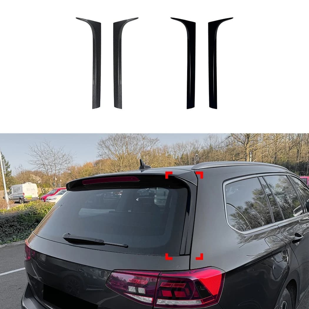 For Volkswagen Passat B8 B8.5 Variant Car Side Wing Tail Spoiler Sticker Trim Exterior Sport Styling Decoration Auto