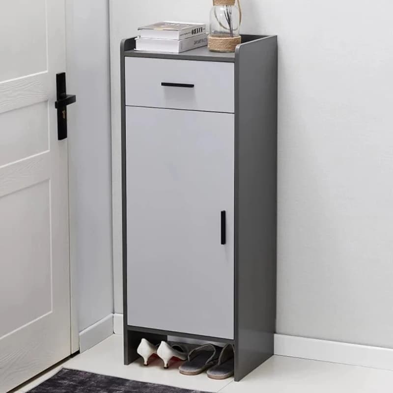 Tall Narrow Nordic Shoe Cabinet Modern Multi Layer Space Saving Shoe Cabinet New Wooden Organizador De Zapatos Home Furniture