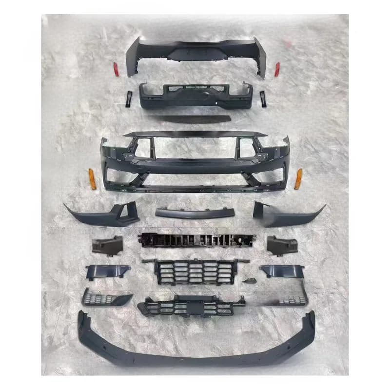 Mustang 2024 + replaces new high-quality car body kit with Dark Horse body kit including front and rear bumpers