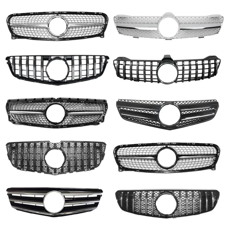 WRR Auto Accessories Grille   W204 W164 W212 W251 Sprinter Modification S Front Bumper Grill