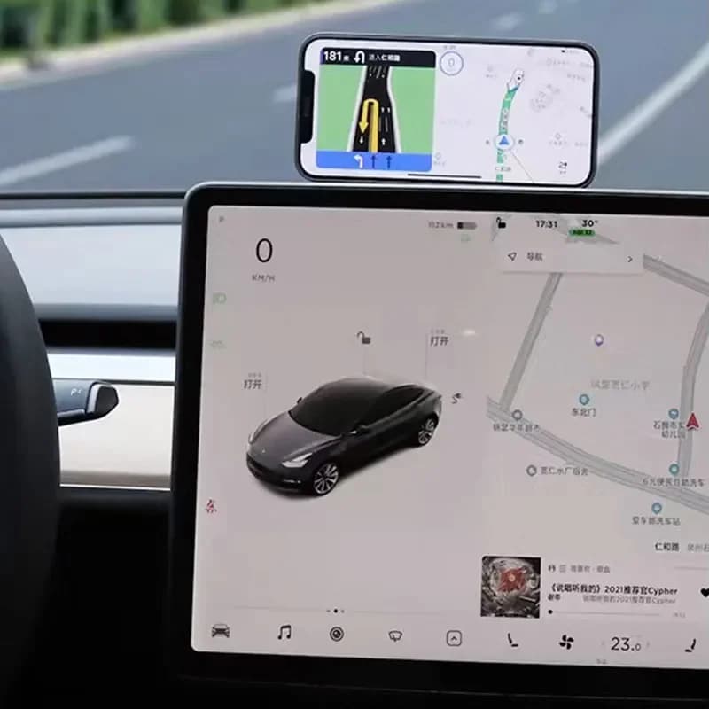 For Tesla Model 3 Y Magnetic Car Phone Holder Mount Mobile Cell Phone Stand Universal for all mobile phones 1PC