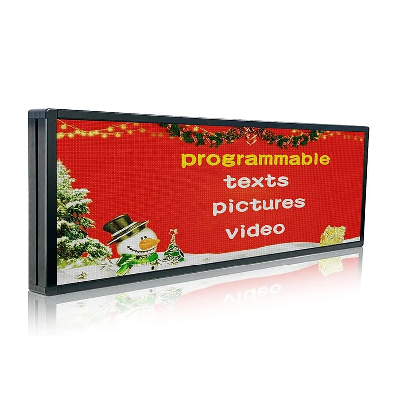 Custom WiFi-Controlled P10 Led Programmable Sign Display Board LED Sign Outdoor Moving Message Text Scrolling Led Sign Display