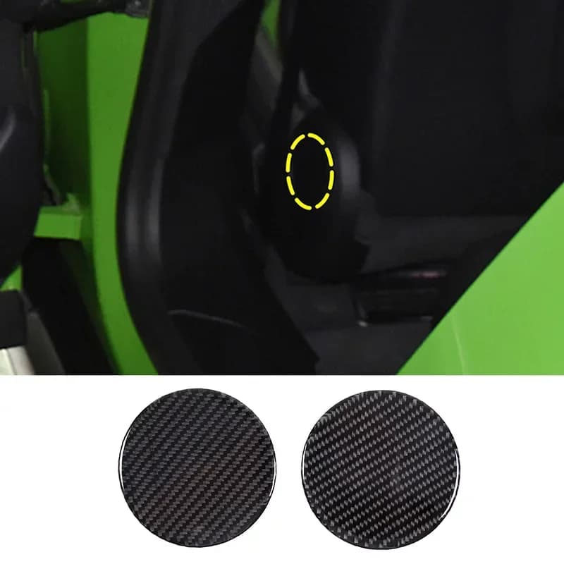 Soft Carbon Fiber Car Seat Adjustment Rear Groove Gasket Cover Trim Sticker Interior Car Accessories For Porsche Taycan 2019-25
