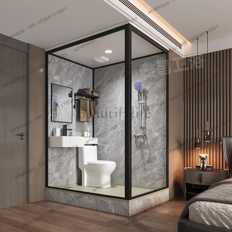 Shower room Integrated bathroom with toilet Household bath room