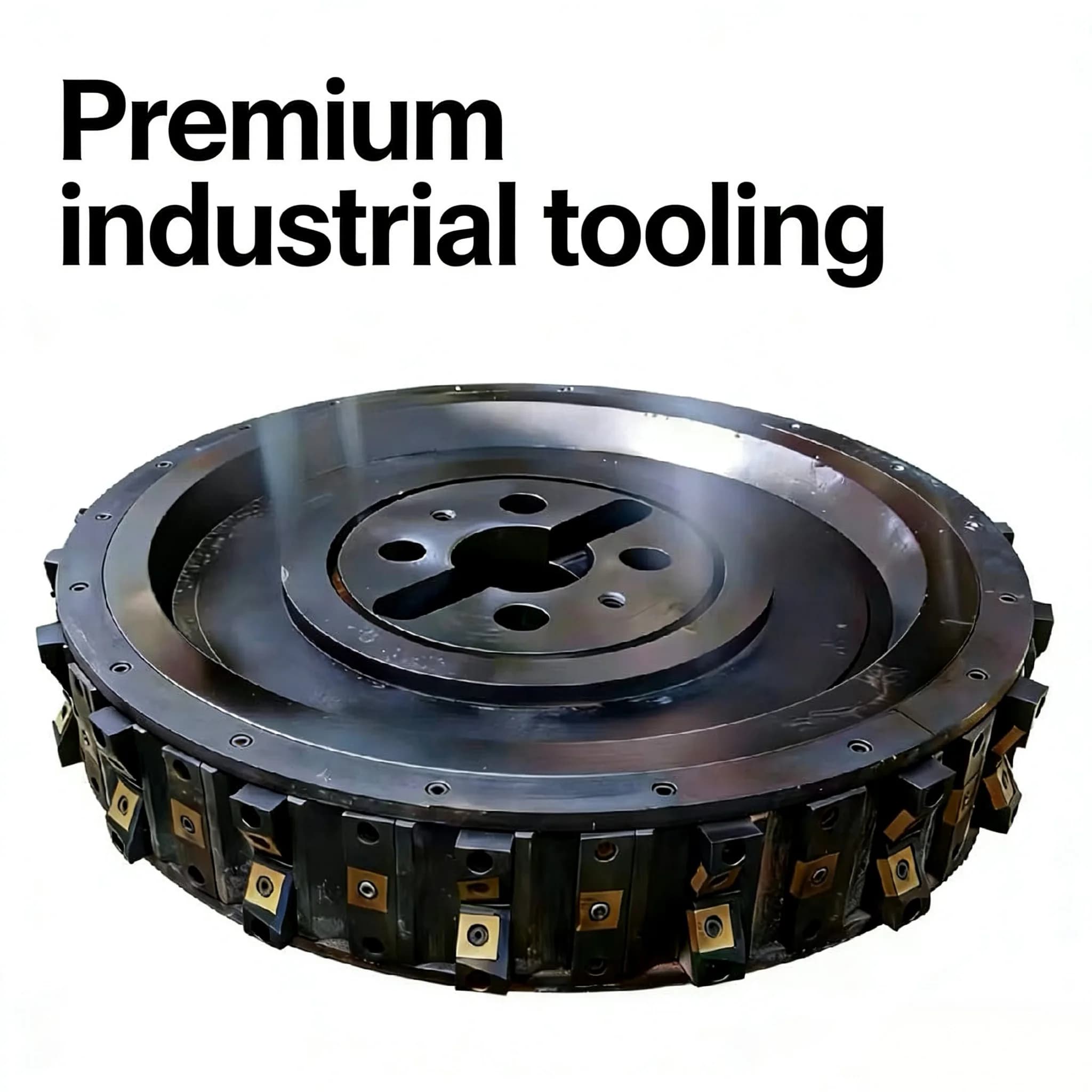 Custom CNC Milling Cutter Head with Nitriding, High Precision Indexable Face Mill, Cost-Efficient Replaceable Blade Machine Tool