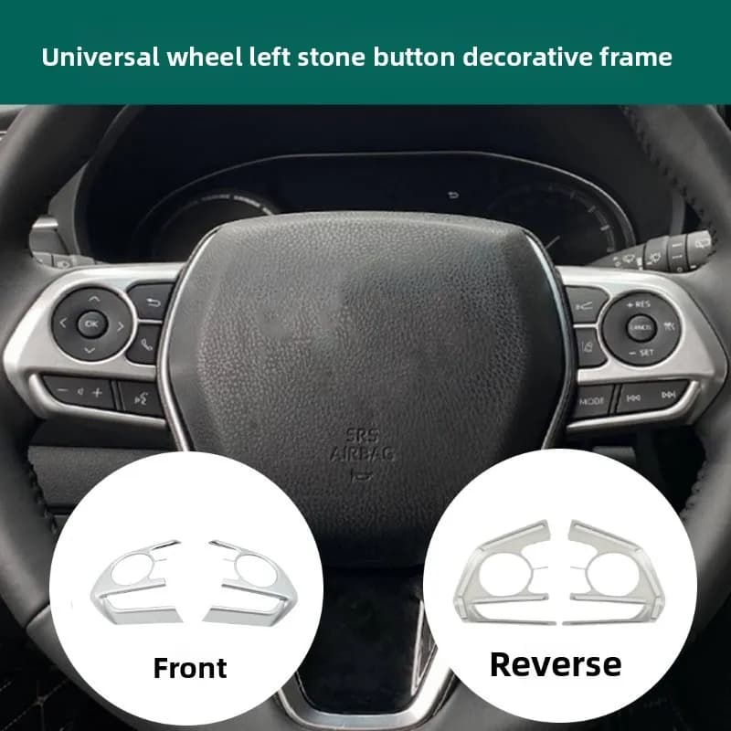 For Toyota Camry XV70 2018 2019 2020 2021 2022 2023 Hybrid Car Steering Wheel Speaker Button Switch Panel Trim Cover Accessories