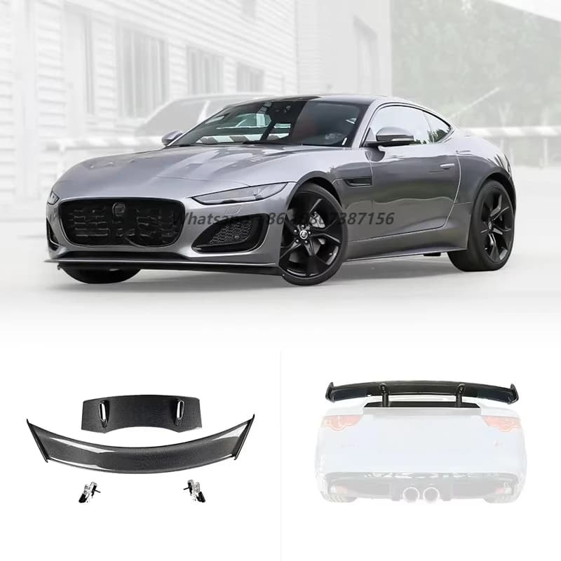 Suitable for  F-TYPE Luggage Spoiler, Rear Spoiler and Rear Lip, Carbon Fiber Body Kit Updated Decoration Modification