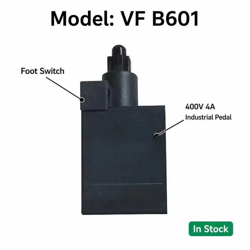 VFB601 Foot Switch Touchpoint 400V 4A Industrial Machine Operation Control Pedal Switch Safety Equipment