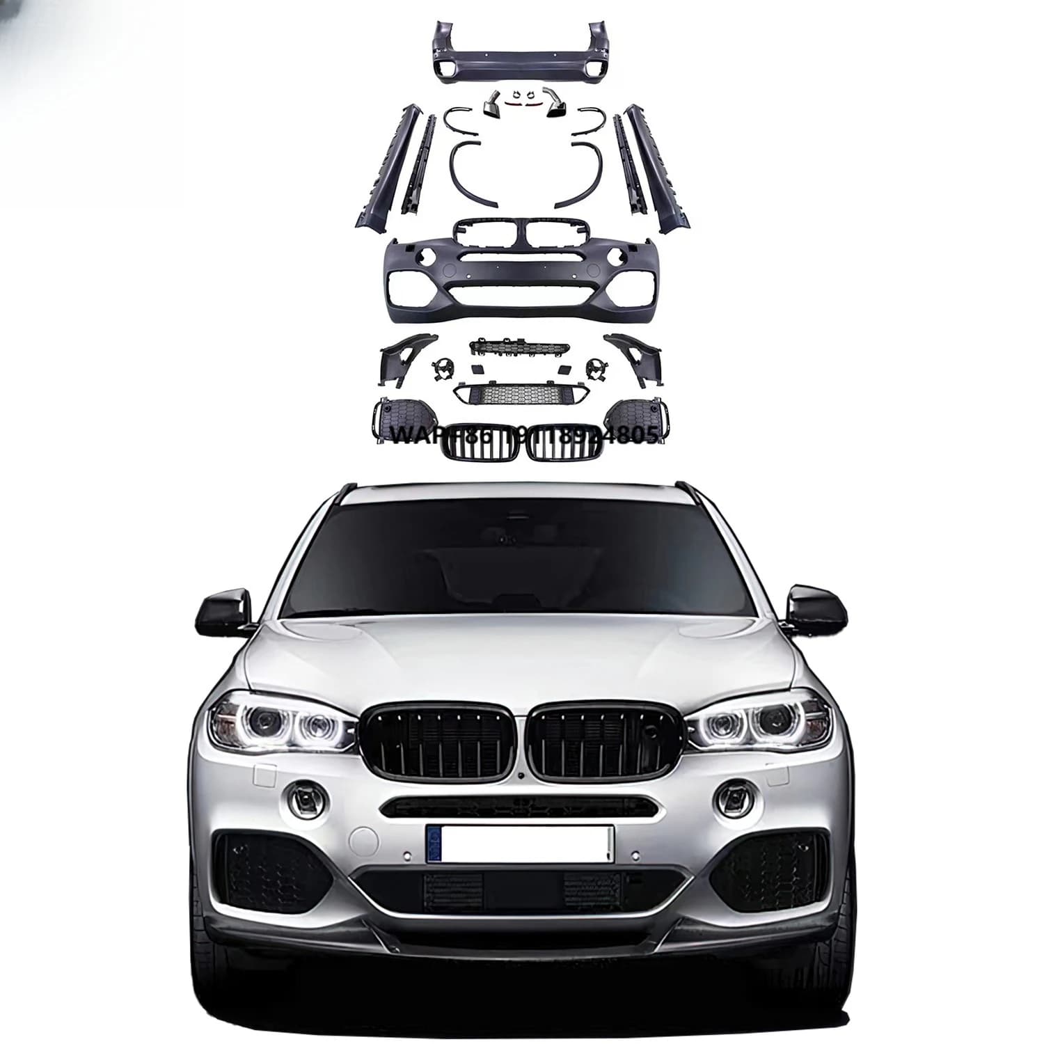 Hot Selling X5 M-Tech Style Car Bumper Refitted Body Kit for  X5 F15
