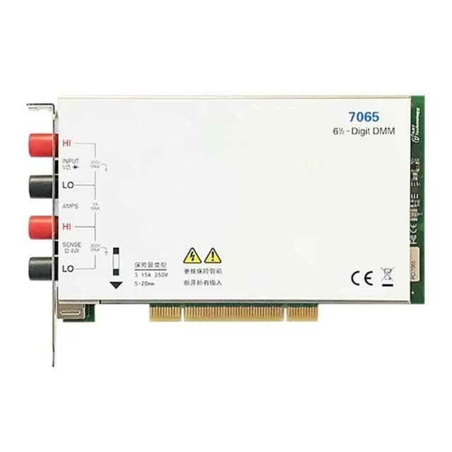 7065 Series6.5-Digit Digital Multimeter Card Multiple Values Voltage Current Resistance Frequency