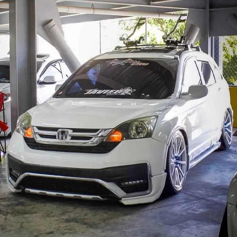 For Upgrading New Front Bumper Grille CRV Body Kit Bumper Spoiler Diffuser