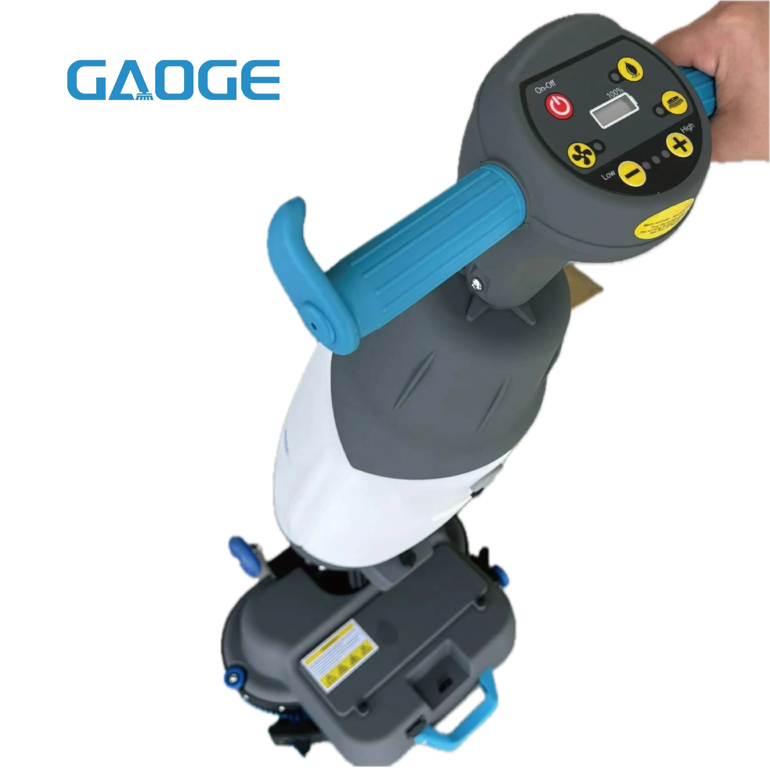 M3  Battery Operated Walk-Behind Mini Floor Scrubber 430mm Working Width Low Vibration Quiet